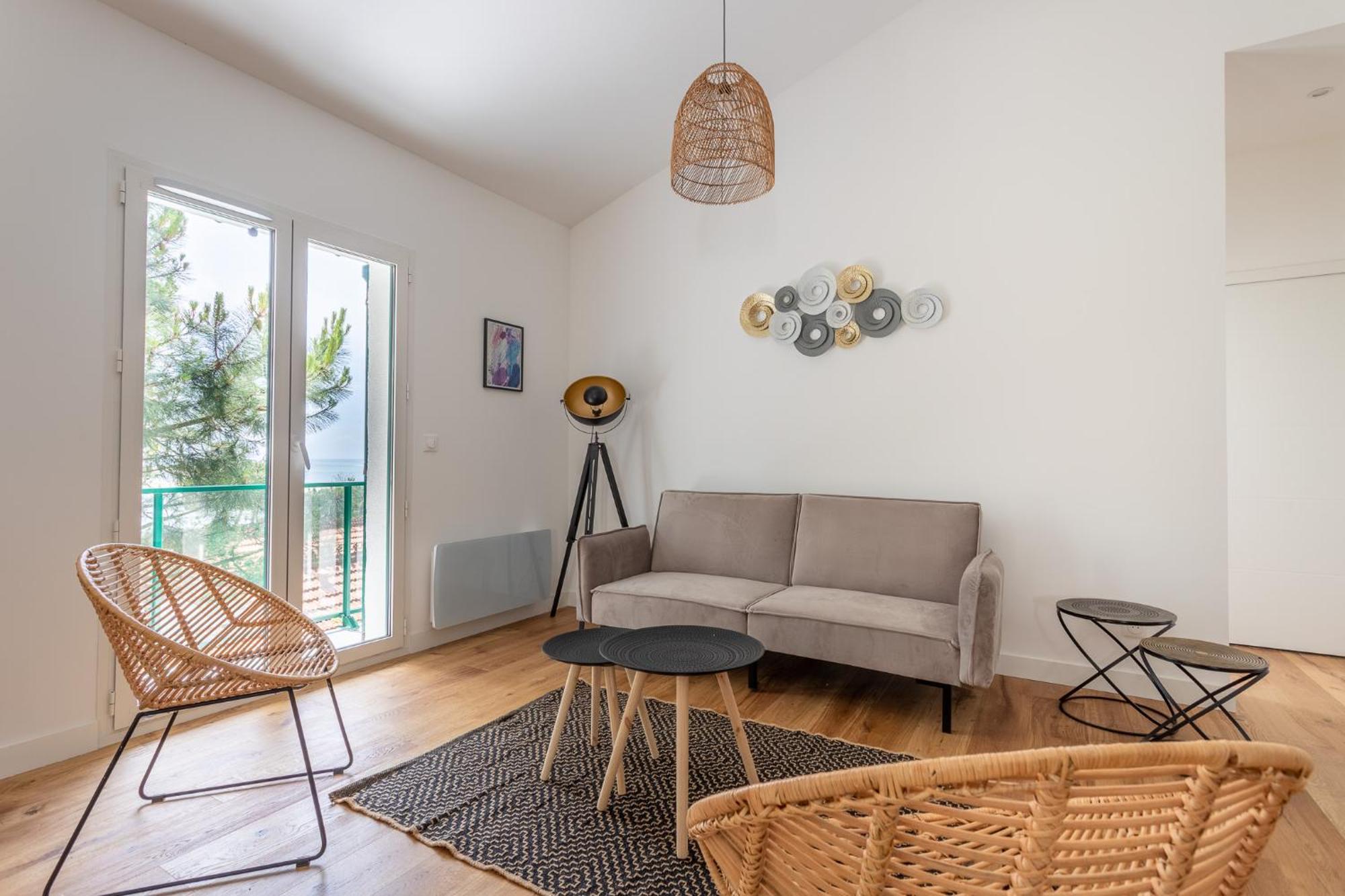 Le Cocon Des Dunes - Vue Mer, Plage&Corniche A Pied Le Moulleau Luaran gambar