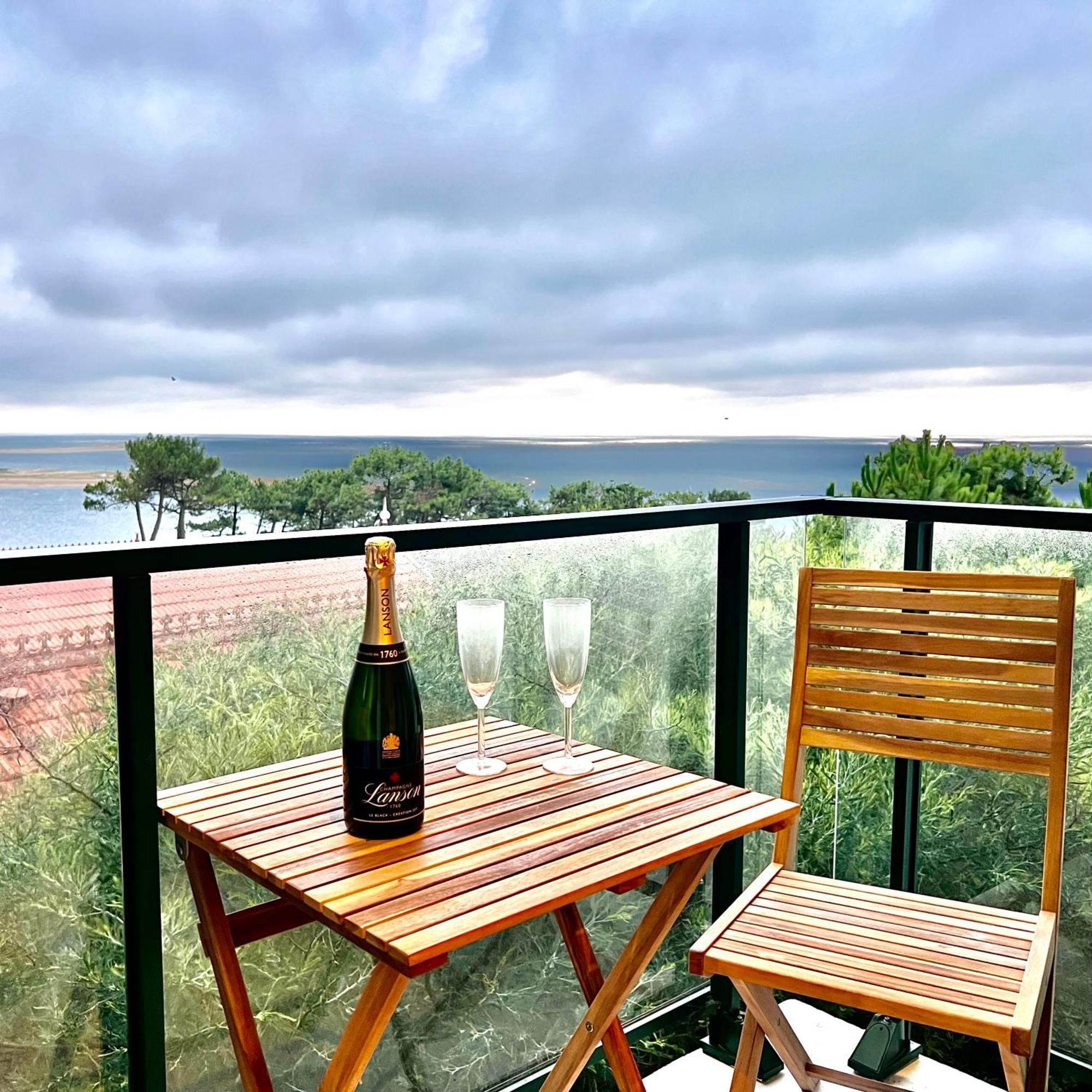 Le Cocon Des Dunes - Vue Mer, Plage&Corniche A Pied Le Moulleau Luaran gambar